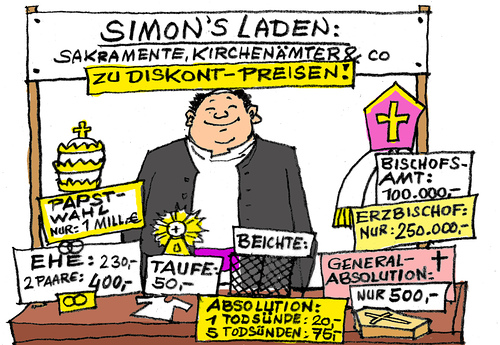 Zeichnung Simonie