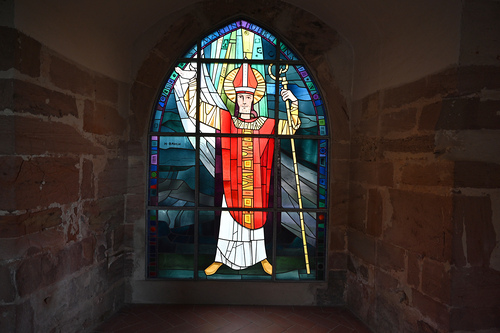 Kirchenfenster mit dem Heiligen Martin