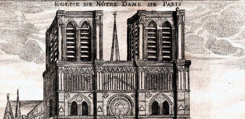 Kathedrale Notre-Dame de Paris – Ansicht aus dem Jahr 1776